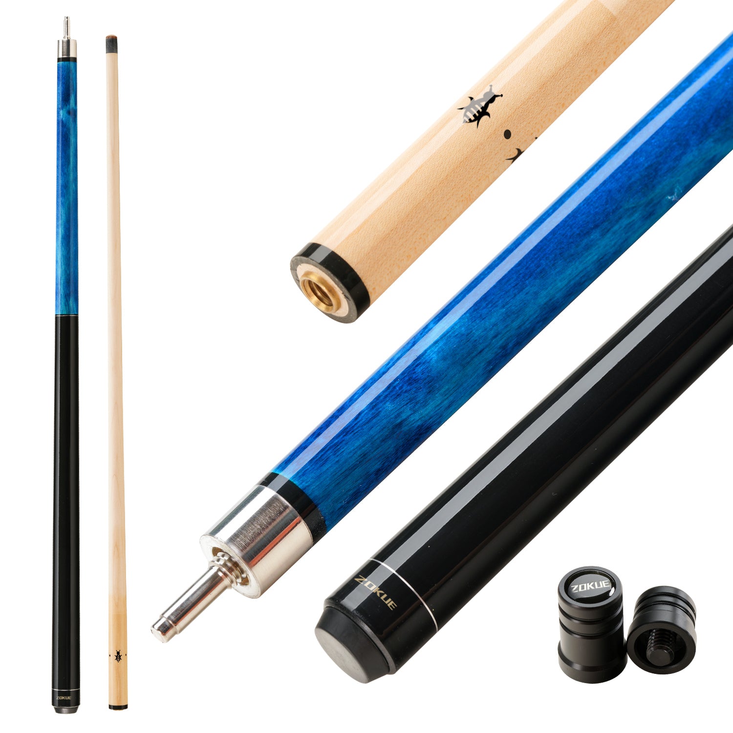 Zokue Break Cue Red