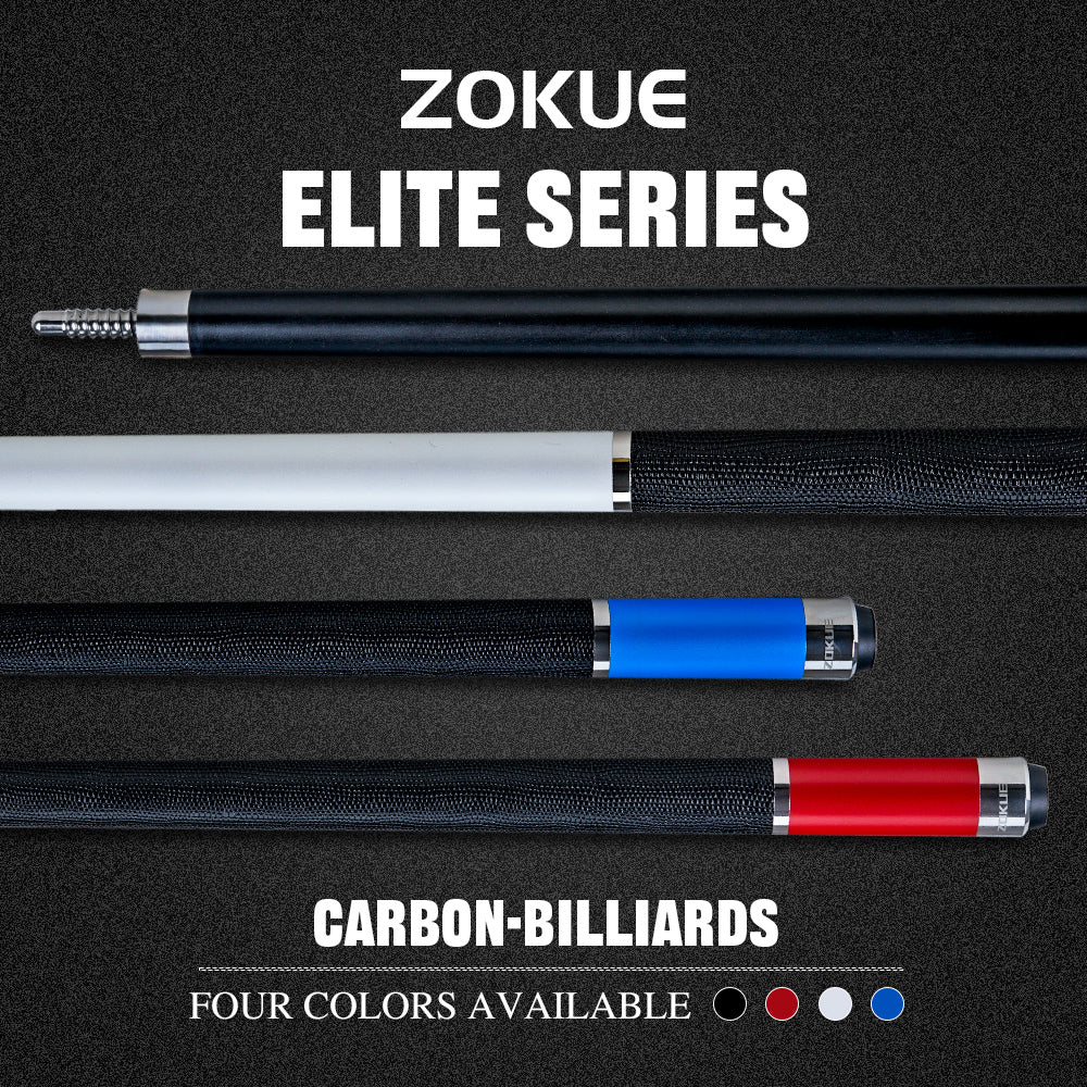Zokue Elite Series carbon billiards cues