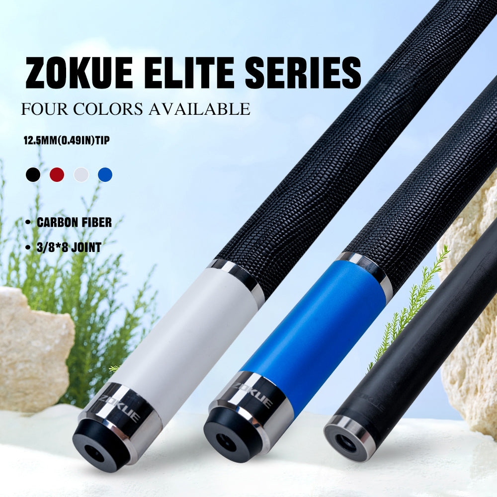 Zokue Elite Series CARBON FIBER CUE 3/8*8 JOINT