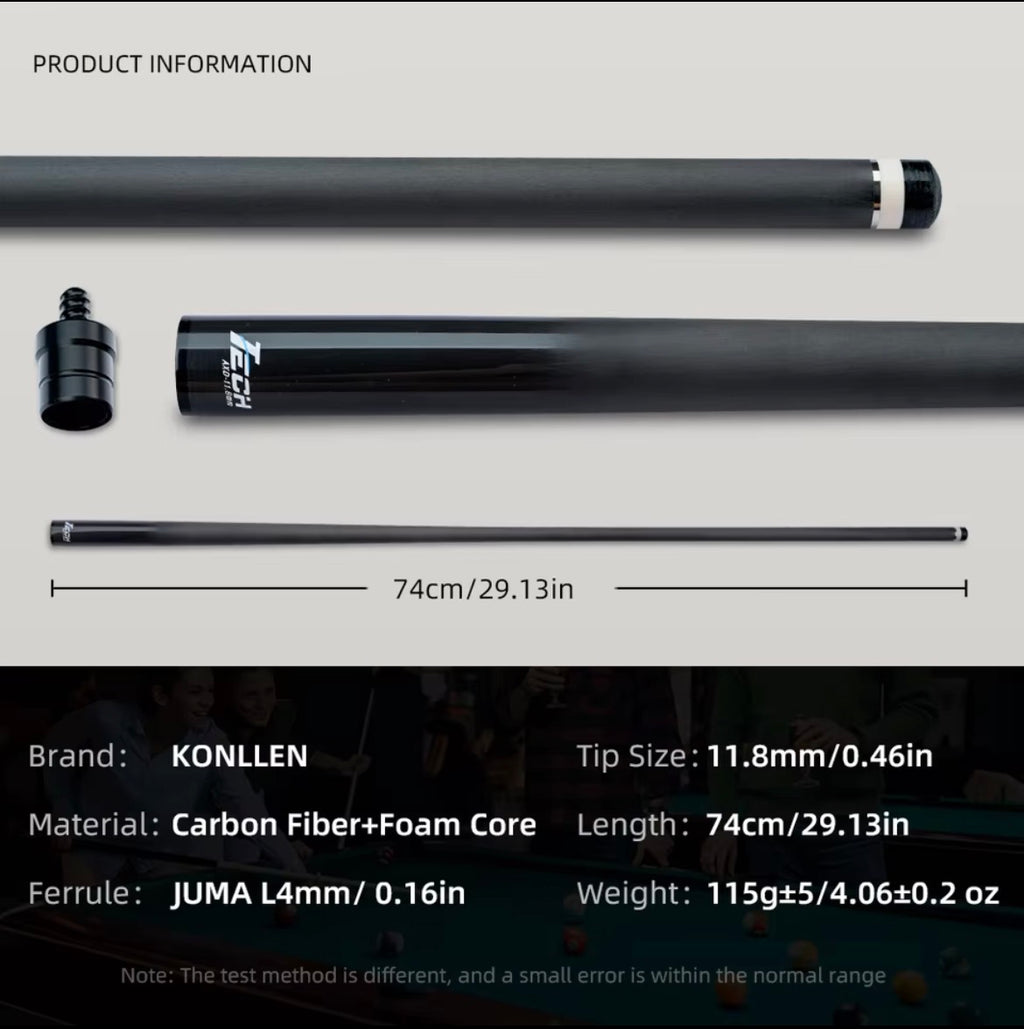 Konllen Tech Carbon Fiber Shaft 12.5mm